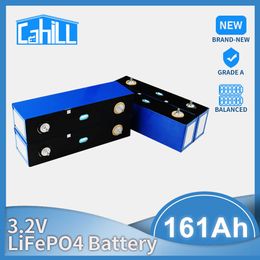 Batterie Lifepo4 de qualité A 3.2V, 1/4/8/16/32 pièces, 161AH, 12V 24V, Lithium fer Phosphate, adaptée aux camping-cars, voiturette de Golf électrique