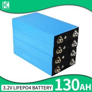 Grade A 3.2V 130AH Lifepo4 batterie flambant neuf Rechargeable au Lithium fer phosphate batterie pour RV Vans campeurs EV bateaux