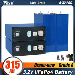 Grade A 3.2V 315Ah LifePo4 Battery Diy 12V 24V 48V Oplaadbare batterij voor bootgolfkar Solar Storage System EU belastingvrij