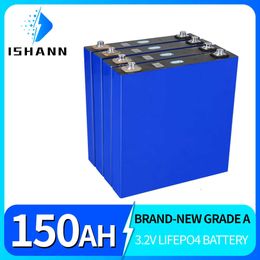 Grade A 3.2V LIFEPO4 150AH Batterij Gloednieuw Lithium Eisenfosphat Batteri 24V 48V 72V voor RV EV VANS GOLF-CART ZONNEER Cellen Pack