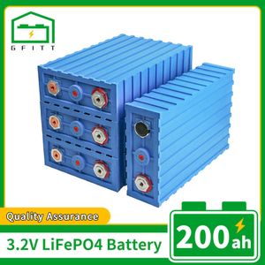 Grade A 3.2V LIFEPO4 200AH Batterij Nieuw oplaadbare batteri Diy 12V 24V 48V GOLF CART JACHT SOLAR RV elektrisch voertuigcellen Pack