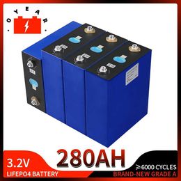 Grade A LifePo4 Batterij 280AH Oplaadbare diepe cyclus Mariene batterij Lithium Iron Fosfaatcelpakket voor golfkarrv RV -bestelwagens