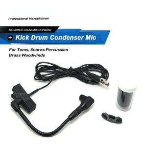 Grade A Professionele percussie -instrument Microfoon WB98 Goaleneck zender Beta98 Mic 3 Pin Bodypack voor koperen houtblazers