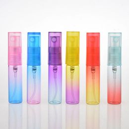 Gradient Color 5ml PET Pump Sprayer Bottles Perfume Liquid Dispenser Spray Bottle para viajes 100 pcs Wiuog