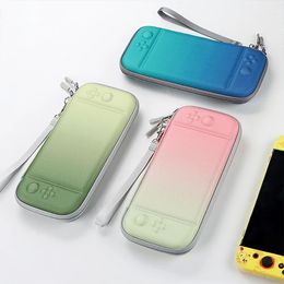 Couleur de dégradé Conception de protection Cas de transport pour pour Nintendo Switch Storage Sac de rangement portable Accessoires de jeu de sac à main 240322