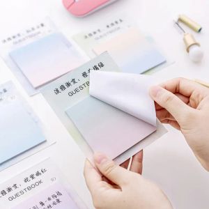 Gradient Color Memo Pad Sticky Note Autocollants Scrapbooking Scrapbooking DIY KAWAII BNOCEPAD JOURNAL PAPELERIE École