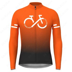 Gradient Color Series Cycling Jersey 2023 Summer des chemises à manches longues pour hommes MTB Tops de vélo de route Dry Road rapide 231227