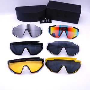 Lunettes de soleil de couleur dégradée pour femmes et hommes, lunettes de soleil de styliste à grande monture, accessoires de cyclisme