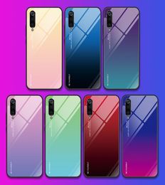 Coque de téléphone en verre dégradé, étui pour Xiaomi Mi 9 Mi9 SE Mi8 8 Lite Max3 Mix3 Mi6 Redmi Note 7 Note 6 Pro Redmi71385144