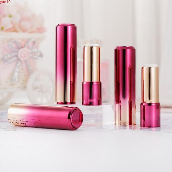 Gradient violet rose vides de rouge à lèvres tubes de baume à lèvres de bricolage 12,1 mm de bouteille rechargeable cosmétique 200pcs / Lothigh Qté