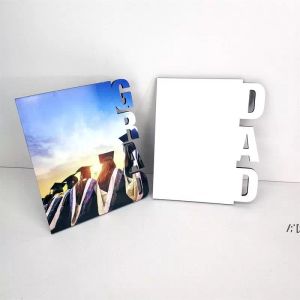 Álbum de graduación regalo sublimación marco de fotos en blanco adornos DIY marcos de transferencia de calor decoración de escritorio