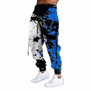 Graffiti Cordón LG Pantalones de chándal casuales para hombres Joggers Impresión 3D Pantalones de camuflaje Ropa para hombre Pista Pantalones vintage Ropa Hombre Y2Gb #