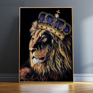 Graffiti Leeuw Canvas Schilderij Wall Art Foto's Voor Woonkamer Dieren Posters En Prints Moderne Kleurrijke Home Decor Geen Frame292b