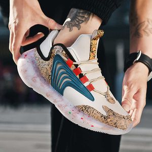 Graffiti hommes chaussures de course jeunes baskets confortables baskets décontractées Camo couleur taille 39-46