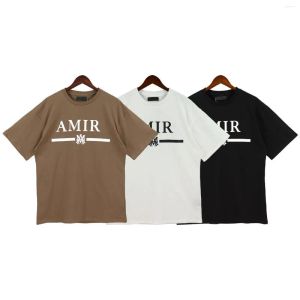 Camisetas con grafiti para hombre y mujer, camisetas de manga corta con estampado de letras para hombre, camisetas de algodón para parejas con dolor de manos, talla europea