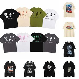 Graffiti Tees Mens Graphic Gallerise T-shirts Femmes Designer Galeries T-shirts Mode Coton Tops Mans Casual Galley Depts Chemise Luxurys Street T GQ89