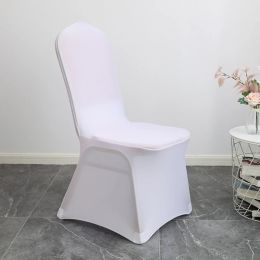 Grainbuds Wedding Dining Chair stoel Covers High Stretch Solid Color Hotel Banket Stoel Cover Stretch Event Party Polyester Set