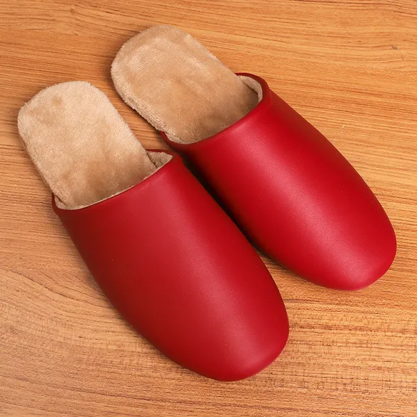 Chaussons pour femmes en cuir de vachette granuleux vendus avec emballage en boîte fabriqués sur commande