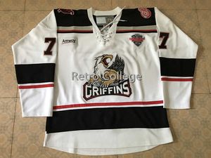 Maillot de hockey Grand Rapids Griffins brodé cousu, personnalisez n'importe quel numéro et nom 29 Ryan Keller 39 Tyler Bertuzzi 9 Tomas Holmstrom 25