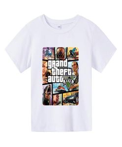 Grand Theft Auto Gta T Shirt kid Street Gta 5 T Shirt garçons et filles T-shirts enfants 039s vêtements fille vêtements surdimensionné tsh6831367