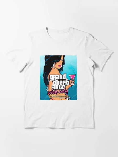 Grand Theft Auto T-shirt GTA GTA plus récent tshirts San Andreas Grand Theft Auto 5 Trilogie en ligne mods Vice City v Liberty City