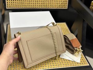 Granulaire Koeienhuid Messenger Bag Originele Hardware Chain Crossbody Bag Flip Bag Merk Designer Diner Handtas
