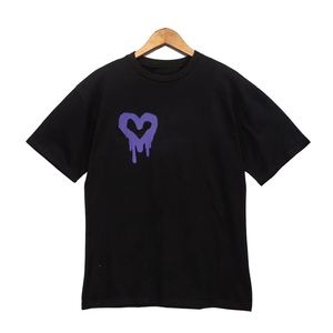 camiseta gráfica camiseta ropa de diseñador camiseta hombres camisetas imprimir alfabeto graffiti mangas caídas del hombro Camisas transpirables de gran tamaño