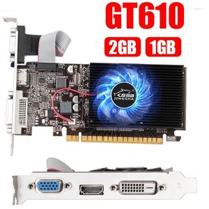 Graphics Cards GT610 Video Card 1/2GB PCIE X16 2.0 NVIDIA GeForce GT 610 DDR3 HD DVI VGA 64Bit 1800MHz GPU