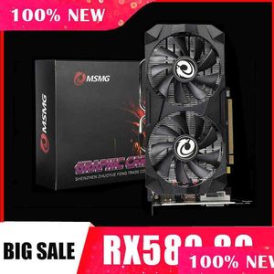 Cartes graphiques Remis à neuf Rx580 8 Go Gpu Placa De carte de jeu vidéo pas 4 Go 2060 Rtx3060Ti Gtx1060 3050 Ddr5 1660Super 6600Xt 1080 Dro Otgnf