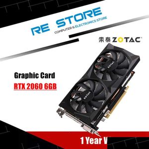 Cartes graphiques ZOTAC RTX 2060 6 Go Video GPU RTX2060 GAMING Graphic Card Drop Livrowing ordinateurs de réseautage Composants Dhxw7