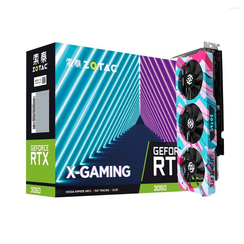 グラフィックカードZOTAC RTX 3060 12GD6 X-Gaming 12GBビデオRTX3060 GPUグラフィックカード