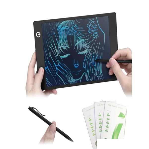 Tabletas gráficas Plumas 97 pulgadas Colorf LCD Escritura Tableros Ding Tableros de escritura a mano delgados portátiles Gráfico sin papel con lápiz óptico Entrega de caída Otqwd