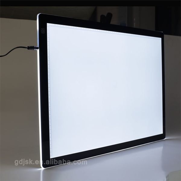 Tabletas gráficas Bolígrafos A4A3A2 Tableta de dibujo Tableta gráfica digital Tablero de almohadilla de luz de pintura de diamante LED Portátil para visor de película de rayos X 230808