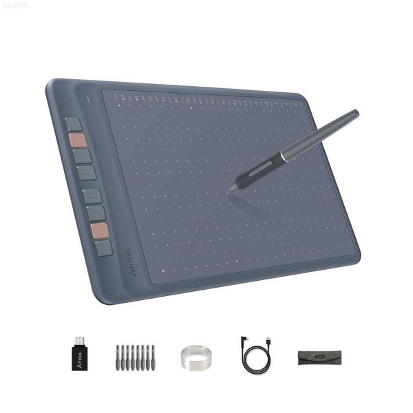 ARTISUL A1201 10x6,3 pouces Tablette graphique numérique Anime Tableau d'écriture artistique pour jeu de dessin OSU avec 8192 niveaux de stylet sans batterie L230923