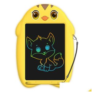 Grafische tablets Pennen Cartoon LCD Schrijftablet 8,5 inch Elektronische Ding Iti Colorf Sn Handschriftblokken Pad Memoborden voor kinderen Drop Otjte