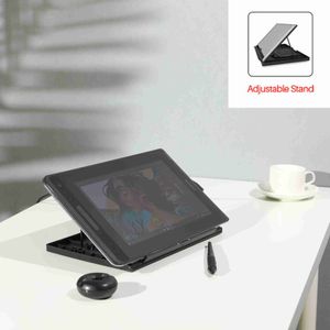 HUION KAMVAS Pro 12 Tablette graphique numérique sans batterie avec écran à stylet et fonction d'inclinaison avec barre tactile en verre AG L230923