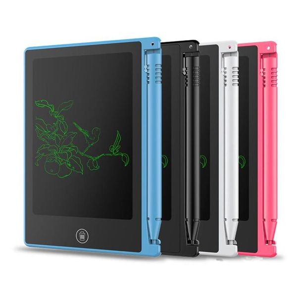 Tablettes graphiques Stylos Nouvelle tablette d'écriture LCD 4,5 pouces Digital Ding Électronique Pad d'écriture Mes Board Cadeaux pour enfants Drop Delivery C Otkjo