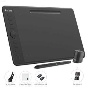 Grafische tablets Pennen Parblo Intangbo(M) Ondersteuning voor grafische tekentablets Android-telefoon Digitaal handschrifttablet Kantelfunctie Batterijloze stylus L230923