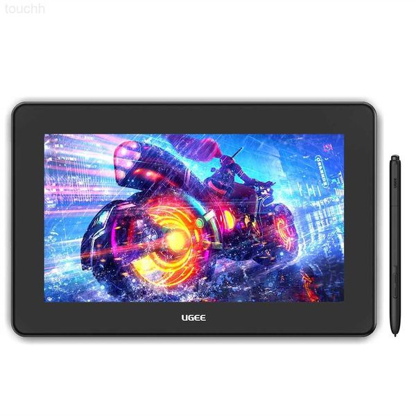 Tablettes graphiques Stylos UGEE U1200 Moniteur de tablette numérique Écran 12 '' FHD Tablettes graphiques avec stylet 127% sRGB 5080lpi pour enfant/enfants compatibles Android/IOS L230923