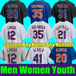 Graphite 2024 City 12 Francisco Lindor Baseball Custom Mets Pete Alonso Jacob Degrom Max Scherzer New Yorks Mike Piazza Starling Marte Jeff McNeil Keith Jersey