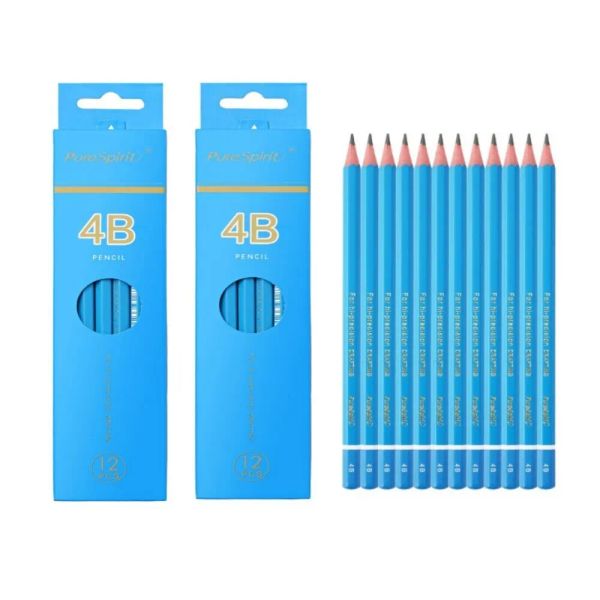 Graphite Professional Drawing crayons sketch crayon 4h / 2h / hb / 2b / 3b / 4b / 5b / 6b / 8b / 10b crayons de plomb noir pour l'esquisse et l'ombrage