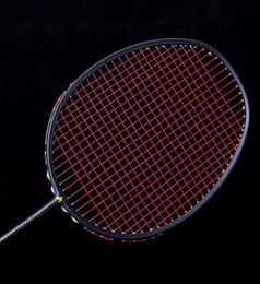 Raquette de badminton en fibre de carbone professionnelle en fibre de carbone professionnelle avec sac de carbone avec sac de transport HV991500059