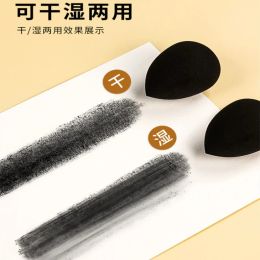 Artiste de toner graphite Sketting Toner Dessin d'eau soluble Couleur de charbon de bois Powder Art Drawing Supplies Pigment Wet