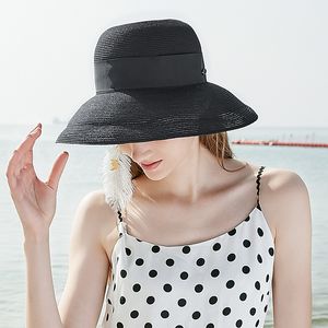 Chapeau d'herbe, chapeau de soleil d'été, chapeau de plage, chapeau de soleil de plage de vacances, chapeau de pêcheur pliable