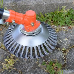 Grastrimmer 200Mm Staaldraadkop Bosmaaier Stofverwijderingsplaat Voor Grasmaaier T200115 Drop Delivery Home Tuingereedschap Dhlib