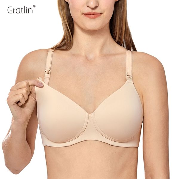 Gratlin grande taille maternité allaitement grossesse allaitement soutien-gorge femmes enceintes sous-vêtements 210318