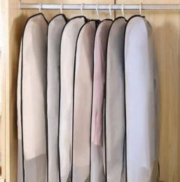 Tombes 35 1/2/4/10/15pcs Vêtements transparents Garment Costume Sacs de couverture Armoire de rangement