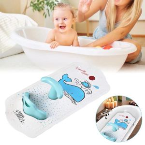 Tombent matelles de bain pour bébé avec baby shower siège baignoire coussin arrière soutien non glissée sécurité confortable chaise de bébé