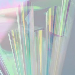 Pierres tombales bricolage artisanat papier d'emballage de fleurs arc-en-ciel cellophane transparent filmirisé bouquet cadeau emballage imperméable papier de soie origami