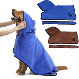 Grafstenen Hond Badjas Absorberend Sneldrogend Xsxl Super Warme Hondenkleding voor Kleine Middelgrote Honden Microvezel Huisdier Drooghanddoek